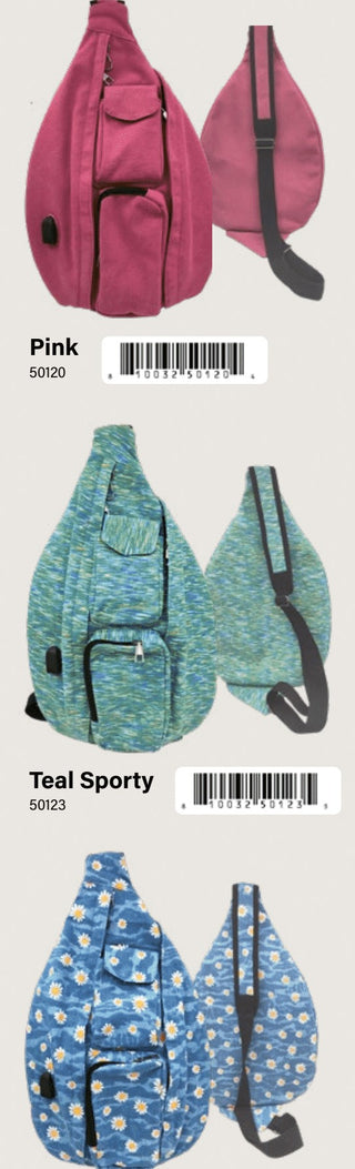 Calla Rucksacks with USB Port and Anti Theft