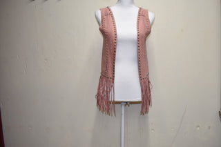 Crazy Train "Mauvarita" Fringed Vest